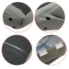 For 2008-2012 Jeep Wrangler Passenger Bottom Seat Cover Gray & Foam Cushion