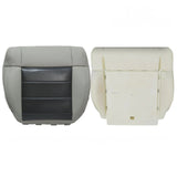For 2008-2012 Jeep Wrangler Passenger Bottom Seat Cover Gray & Foam Cushion