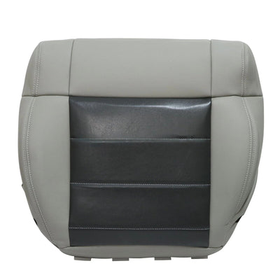 For 2007-2012 Jeep Wrangler Sahara Driver Bottom Seat Cover Gray & Foam Cushion