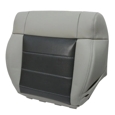 For 2007-2012 Jeep Wrangler Sahara Driver Bottom Seat Cover Gray & Foam Cushion