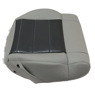 For 2007-2012 Jeep Wrangler Sahara Driver Bottom Seat Cover Gray & Foam Cushion