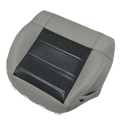 For 2007-2012 Jeep Wrangler Sahara Driver Bottom Seat Cover Gray & Foam Cushion