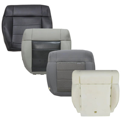 For 2007-2012 Jeep Wrangler Driver / Passenger Bottom Seat Cover / Foam Cushion