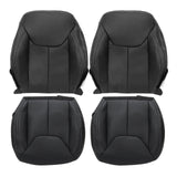 Driver / Passenger Leather Seat Cover Black for Jeep Wrangler Rubicon 2013-2017