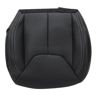 Driver / Passenger Leather Seat Cover Black for Jeep Wrangler Rubicon 2013-2017