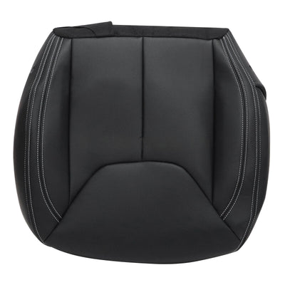 Driver / Passenger Leather Seat Cover Black for Jeep Wrangler Rubicon 2013-2017