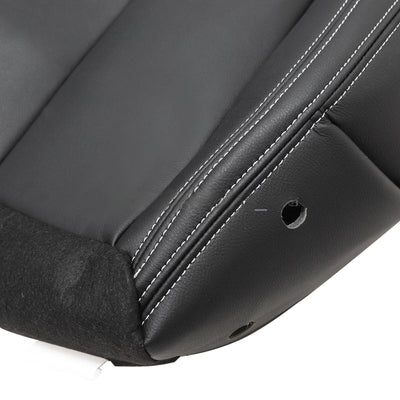 Driver / Passenger Leather Seat Cover Black for Jeep Wrangler Rubicon 2013-2017