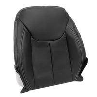 Driver / Passenger Leather Seat Cover Black for Jeep Wrangler Rubicon 2013-2017