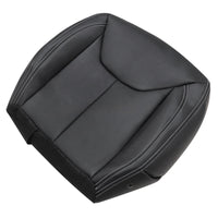 Driver / Passenger Leather Seat Cover Black for Jeep Wrangler Rubicon 2013-2017