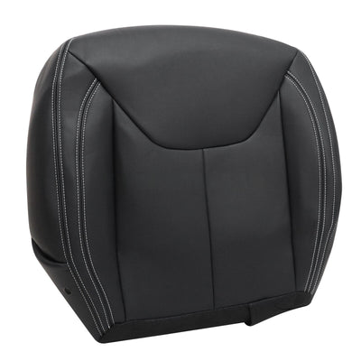 Driver / Passenger Leather Seat Cover Black for Jeep Wrangler Rubicon 2013-2017