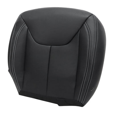 Driver / Passenger Leather Seat Cover Black for Jeep Wrangler Rubicon 2013-2017