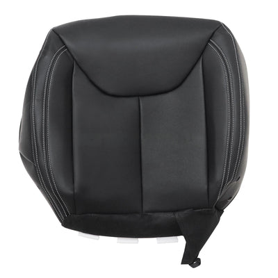 Driver / Passenger Leather Seat Cover Black for Jeep Wrangler Rubicon 2013-2017