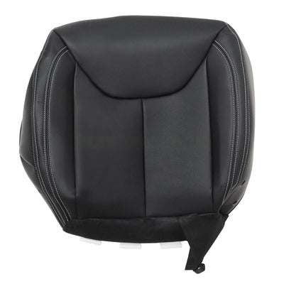 Driver / Passenger Leather Seat Cover Black for Jeep Wrangler Rubicon 2013-2017