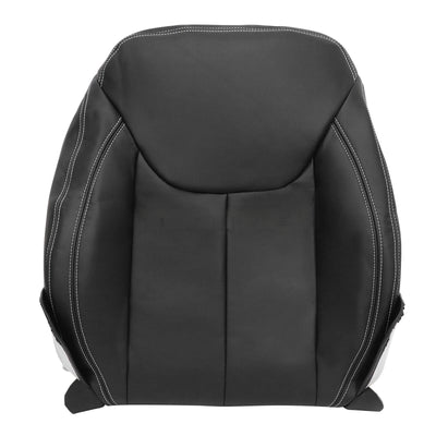 Driver / Passenger Leather Seat Cover Black for Jeep Wrangler Rubicon 2013-2017