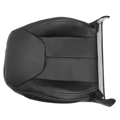 Driver / Passenger Leather Seat Cover Black for Jeep Wrangler Rubicon 2013-2017