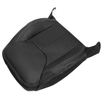 Driver / Passenger Leather Seat Cover Black for Jeep Wrangler Rubicon 2013-2017