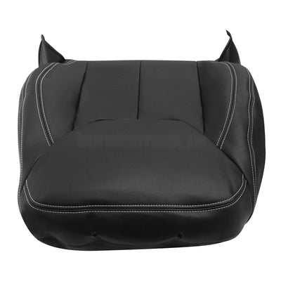 Driver / Passenger Leather Seat Cover Black for Jeep Wrangler Rubicon 2013-2017