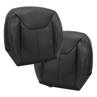For Jeep Wrangler Rubicon 2013-2017 Driver / Passenger Bottom Seat Cover Leather