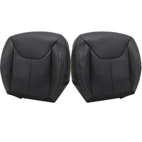 For Jeep Wrangler Rubicon 2013-2017 Driver / Passenger Bottom Seat Cover Leather