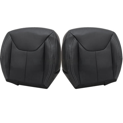 For Jeep Wrangler Rubicon 2013-2017 Driver / Passenger Bottom Seat Cover Leather