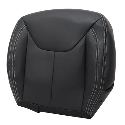 For Jeep Wrangler Rubicon 2013-2017 Driver / Passenger Bottom Seat Cover Leather