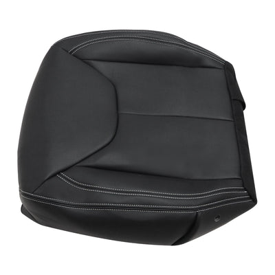 For Jeep Wrangler Rubicon 2013-2017 Driver / Passenger Bottom Seat Cover Leather