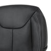 For Jeep Wrangler Rubicon 2013-2017 Driver / Passenger Bottom Seat Cover Leather