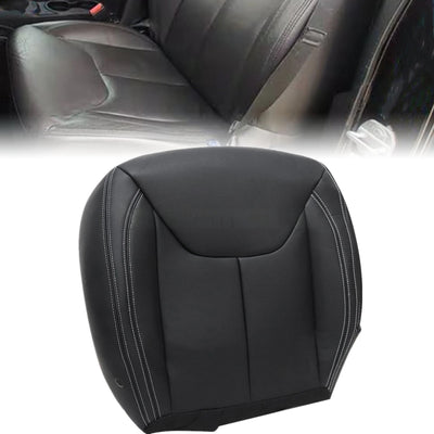 For Jeep Wrangler Rubicon 2013-2017 Driver / Passenger Bottom Seat Cover Leather