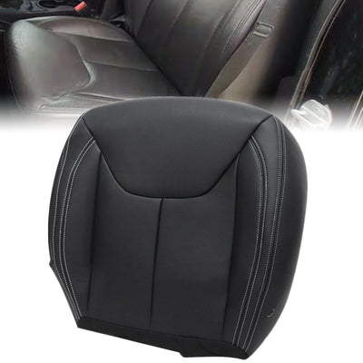 For Jeep Wrangler Rubicon 2013-2017 Driver / Passenger Bottom Seat Cover Leather
