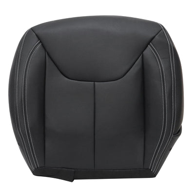 For Jeep Wrangler Rubicon 2013-2017 Driver / Passenger Bottom Seat Cover Leather