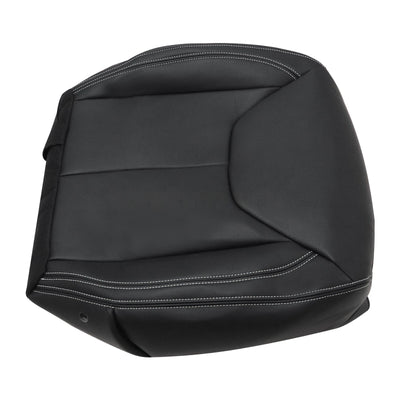 For Jeep Wrangler Rubicon 2013-2017 Driver / Passenger Bottom Seat Cover Leather