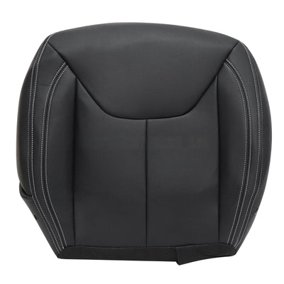 For Jeep Wrangler Rubicon 2013-2017 Driver / Passenger Bottom Seat Cover Leather