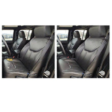 Load image into Gallery viewer, For Jeep Wrangler Rubicon 2013-2017 Driver &amp; Passenger Top Leather Seat Cover
