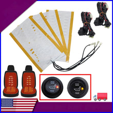 Load image into Gallery viewer, 2 Seats 12V Universal round Switch Seat Heater,Heated Seat Kit,4 Pads