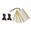 2 Seats 12V Universal round Switch Seat Heater,Heated Seat Kit,4 Pads