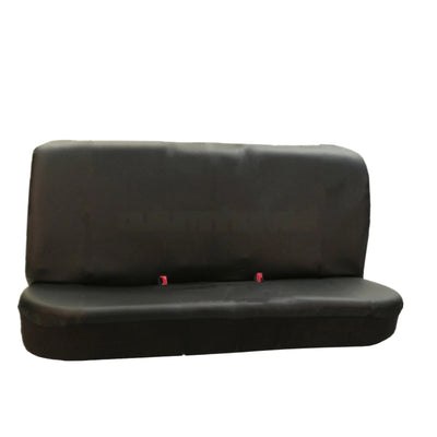 ( New )Universal PU Synthetic FULL SIZE Bench Truck Seat Cover Black Deluxe