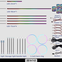 Luxury RGB Ambient Lighting Kit | App-Controlled Interior LED Light System