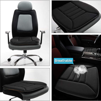 Car Seat Cushion with  Comfort Memory Foam, Seat Cushion for Car and Office Chair