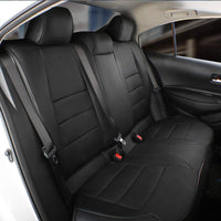 Custom Fit ES 350/ES 250 Car Seat Covers for Lexus ES 350/ES 250 Base,Premium,Luxury 2019 2020 2021 2022 2023 2024 - Full Set,Leather (Black)