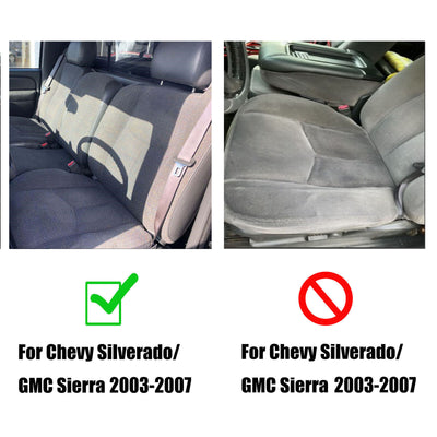 For 2003 2004 2005 2006 GMC Sierra 1500 2500 3500 Replacement Bottom Seat Cover