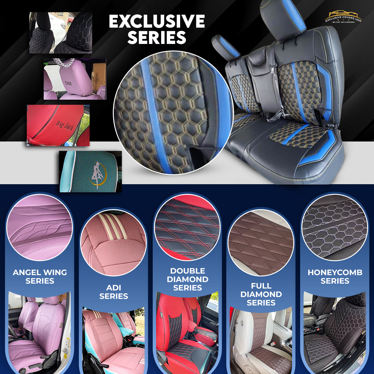 ECU Luxury Custom Seat Covers