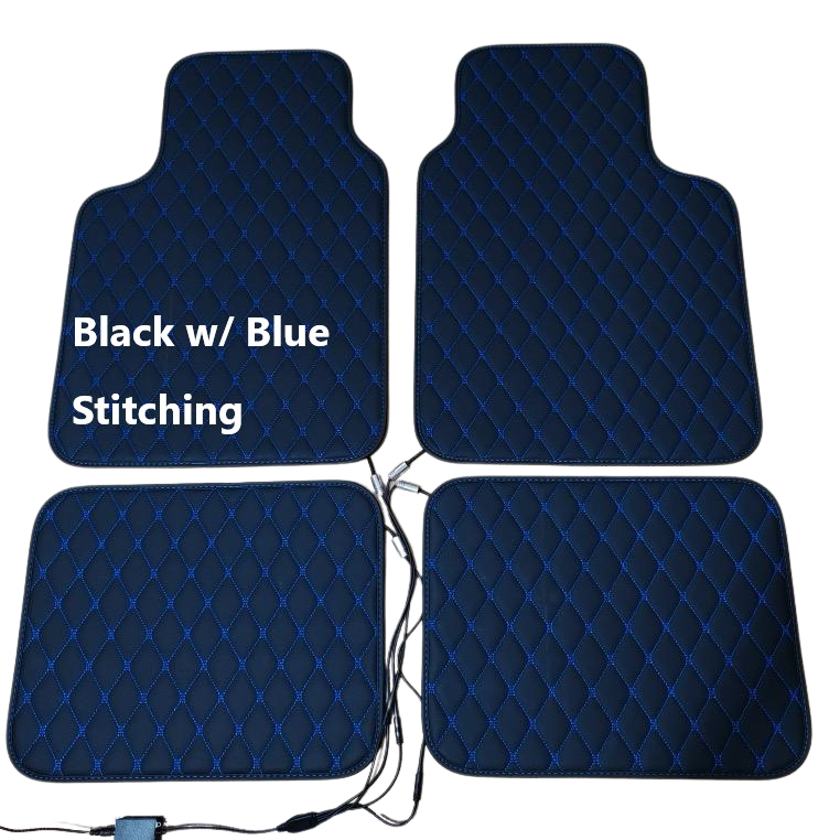 Diamond LED Fiber Optic Floor Mats (4-Piece Set)