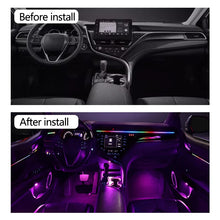 Load image into Gallery viewer, Ambient Light for Camry Xv70 8Th 2018-2013 Backlight Dynamic Streamer Laser Carved Atmosphere Mood Lamp 256 Color