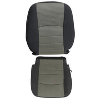 2009 to 2012 FITS for Dodge Ram 1500 2500 3500 SLT Cloth Seat Cover Gray