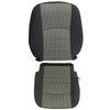 2009 to 2012 FITS for Dodge Ram 1500 2500 3500 SLT Cloth Seat Cover Gray
