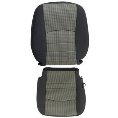 2009 to 2012 FITS for Dodge Ram 1500 2500 3500 SLT Cloth Seat Cover Gray