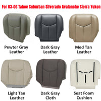 For 2003 2004 2005 2006 GMC Sierra 1500 2500 3500 Replacement Bottom Seat Cover