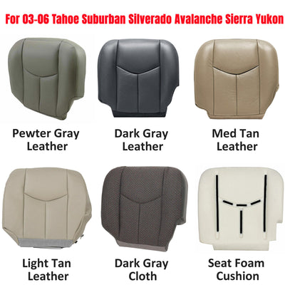 For 2003 2004 2005 2006 GMC Sierra 1500 2500 3500 Replacement Bottom Seat Cover
