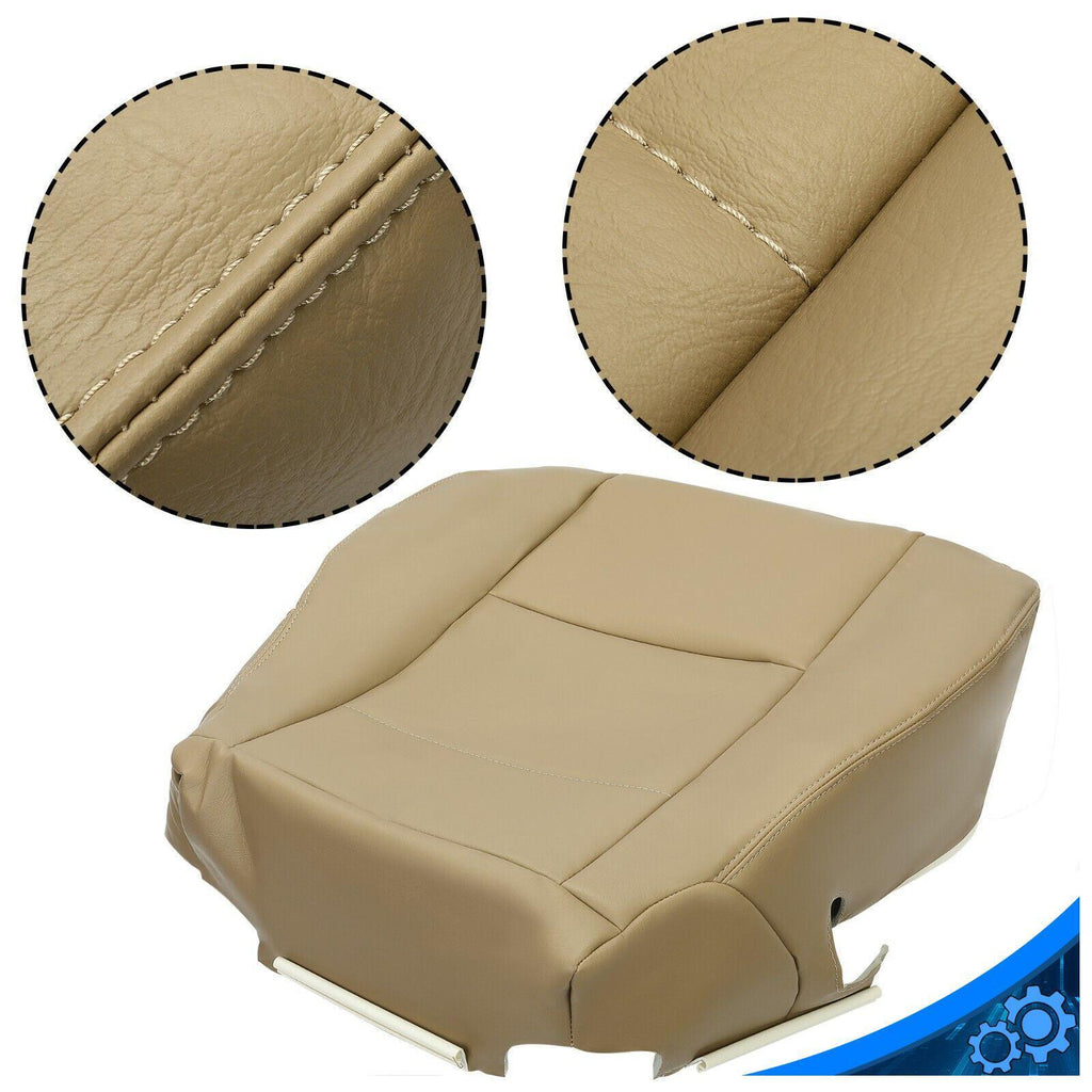 For Toyota Tundra 2000 2001 2002 2003 2004 Driver Bottom Leather Seat Cover Tan