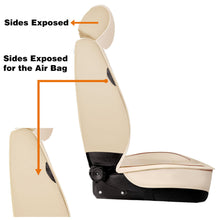 Load image into Gallery viewer, For Honda Leather 5 Seat Car Seat Cover Front Rear Full Set Cushion Pad \Nbeige